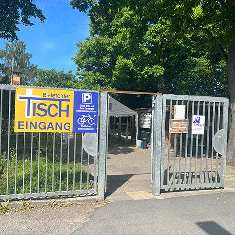 Lebensmittelverteilstelle des Bielefelder Tischs Lebensmittelverteilstelle des Bielefelder Tischs